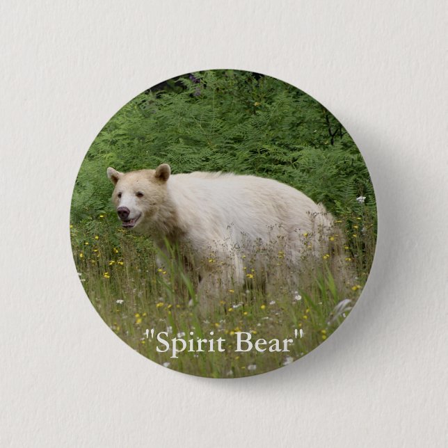 Spirit Bear Gifts 6 Cm Round Badge (Front)