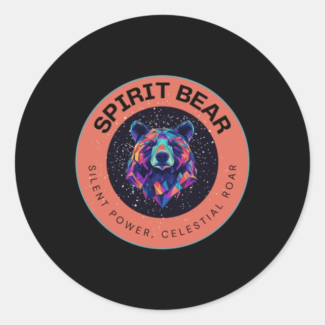 Spirit Bear Tee Sticker  (Front)