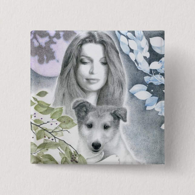 'Spirit Bridge' button (Front)