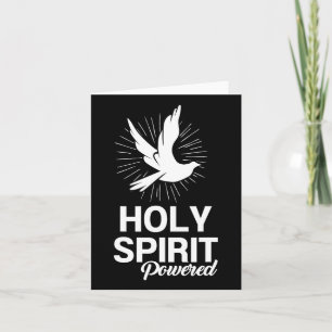Spirit Dove Powered Christian Gifts For Men And Wo Card