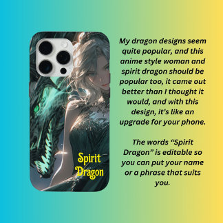 Spirit Dragon iPhone 15 Pro Max Case