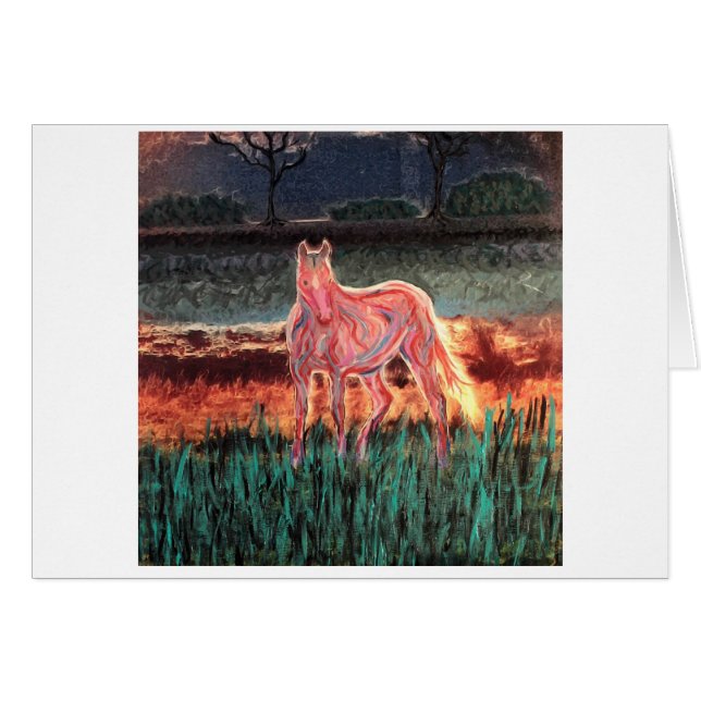 Spirit Dream Horse, Painted (Front Horizontal)