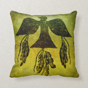 Spirit Feathers and Thunderbird Cushion