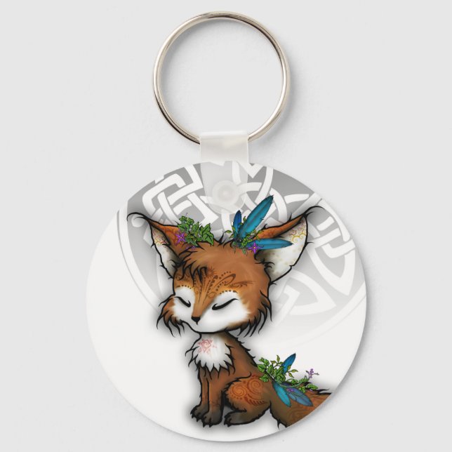 Spirit Fox Key Ring (Front)
