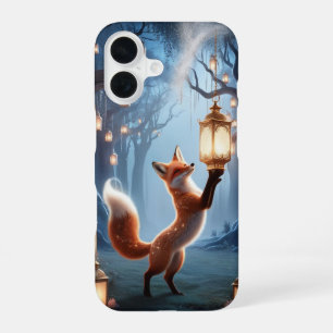Spirit Fox Phone Case – Fantasy Lantern Forest Art