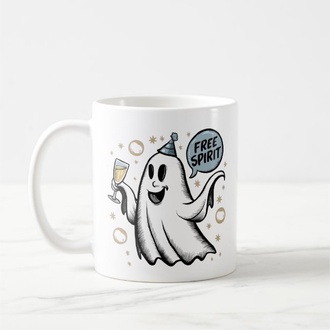 Spirit Ghost Coffee Mug (Left)