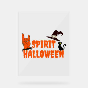 Spirit Halloween  Acrylic Sign