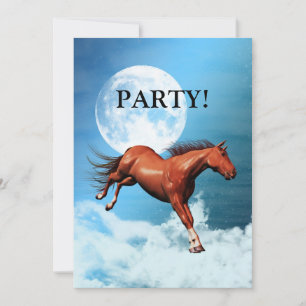 Spirit horse party invitation