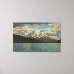 Spirit Lake, WA - View of Mt. St. Helens Canvas Print