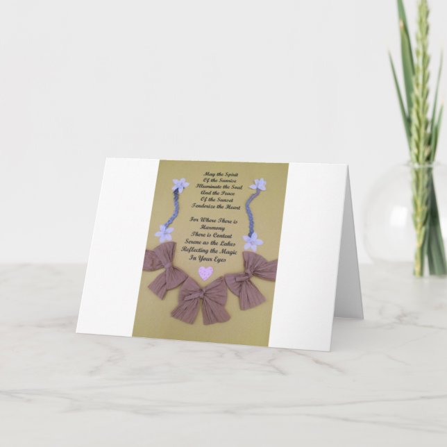 Spirit O the Sunrise Note Card (Front)