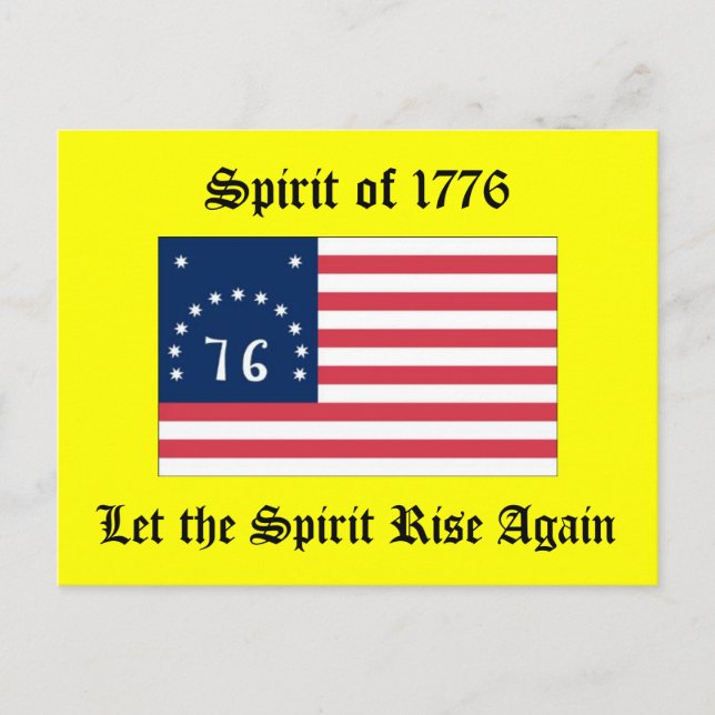 Spirit of 1776 postcard (Front)