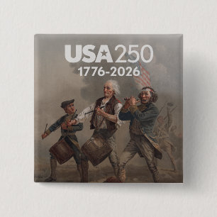 Spirit of 76 - America's 250th Anniversary 15 Cm Square Badge