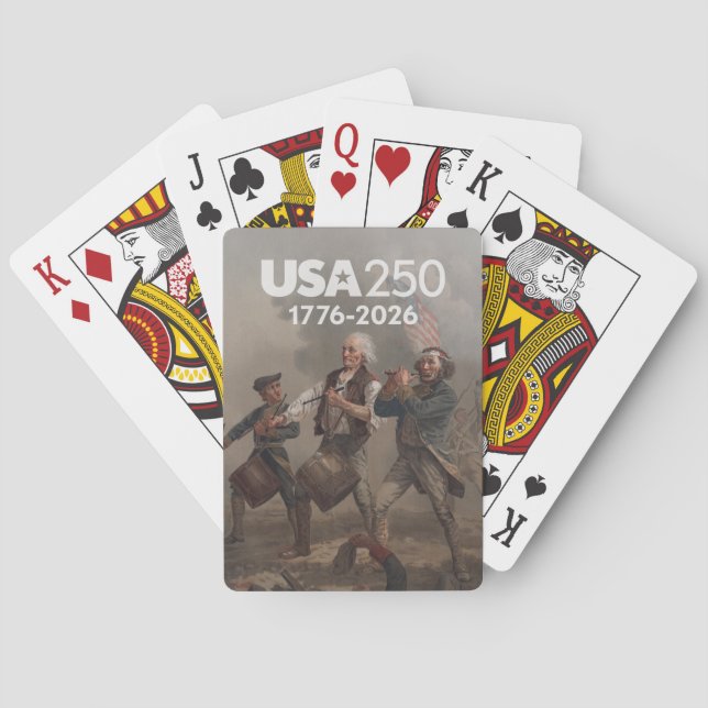 Spirit of 76 - America's 250th Birthday Playing Cards (Back)