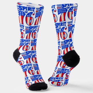 "Spirit of 76" Pattern Socks