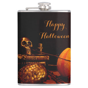 Spirit of Autumn - Still Life Hip Flask