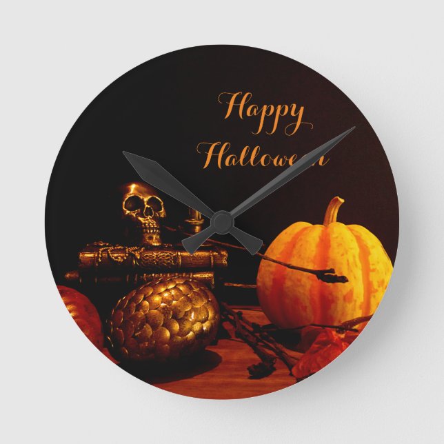 Spirit of Autumn - Still Life Round Clock (Front)