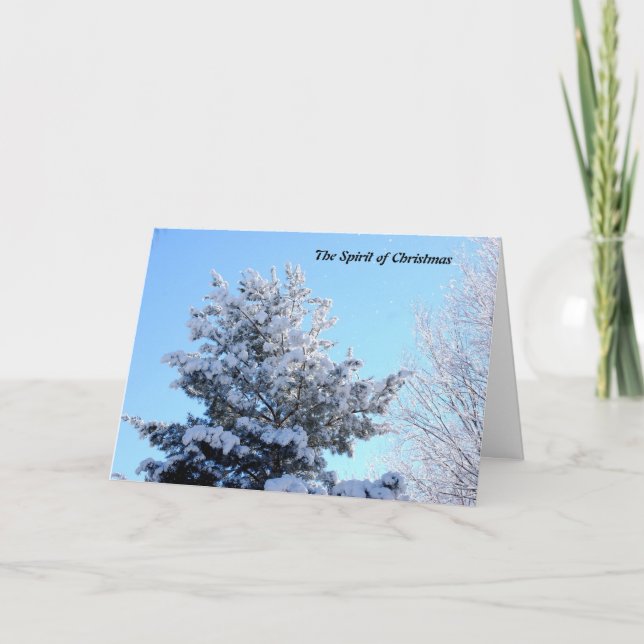 Spirit of Christmas Holiday Card (Front)