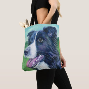 Spirit of Dog   Border Collie Tote Bag