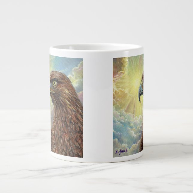 Spirit of Eagle Large Coffee Mug (Front)