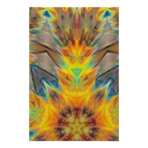 Spirit of Fire - Ken Gauge Surreal Art Poster