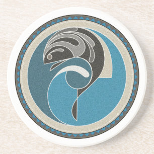 Spirit Of Fish Sandstone Coaster