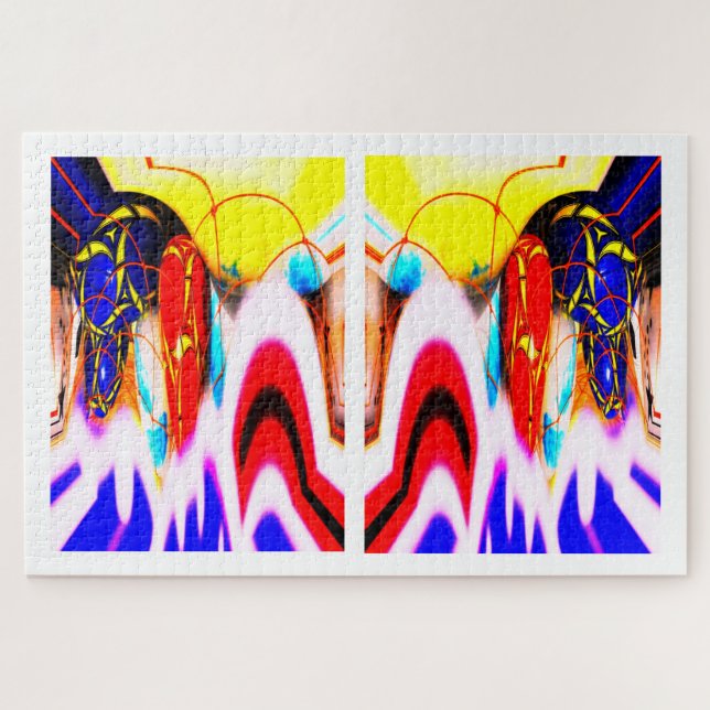 Spirit of football art jigsaw puzzle (Horizontal)