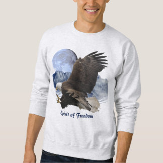 SPIRIT of FREEDOM Bald Eagle Wildlife Apparel Sweatshirt