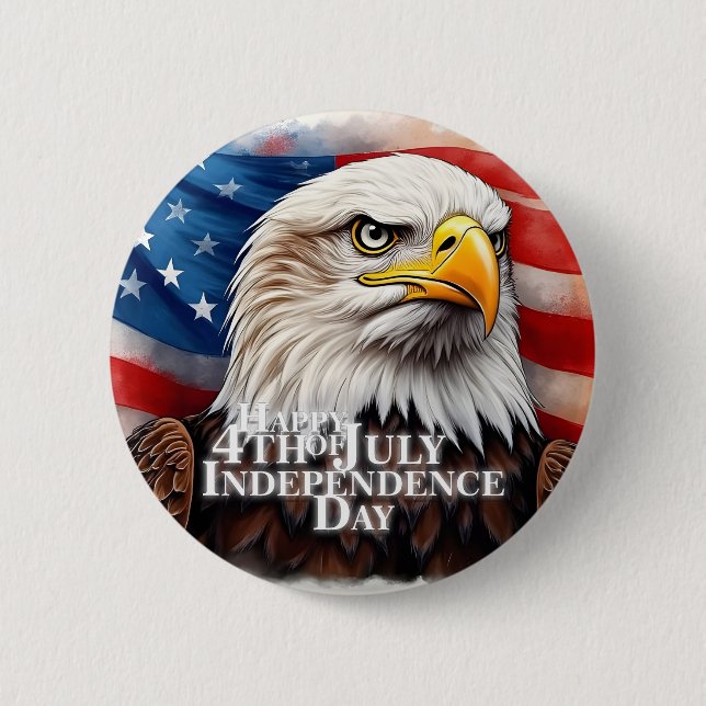 Spirit of Independence 6 Cm Round Badge (Front)