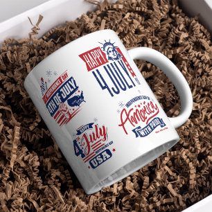 Spirit of Independence Fourth of July  Coffee Mug