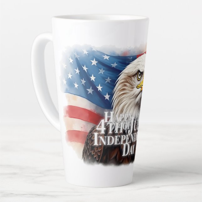 Spirit of Independence Latte Mug (Left Angle)