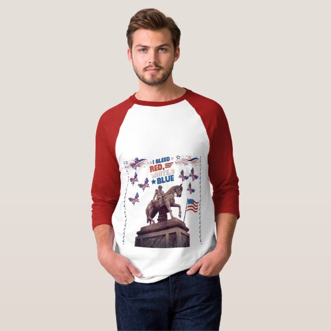 Spirit of Independence red T-Shirt (Front Full)