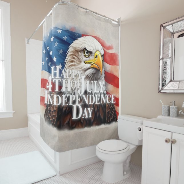 Spirit of Independence Shower Curtain (In Situ)