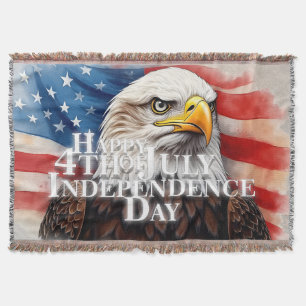 Spirit of Independence Throw Blanket