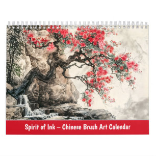 Spirit of Ink – Chinese Brush Art Calendar 2026