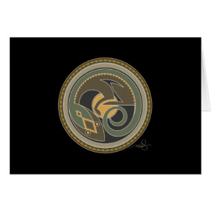 Spirit Of Lizard Greeting Card