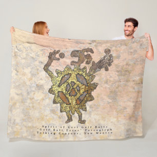 Spirit of Lost Golf Balls "Golf Ball Eater" Fleece Blanket