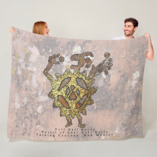 Spirit of lost Golf Balls, Golf Ball Eater Fleece Blanket
