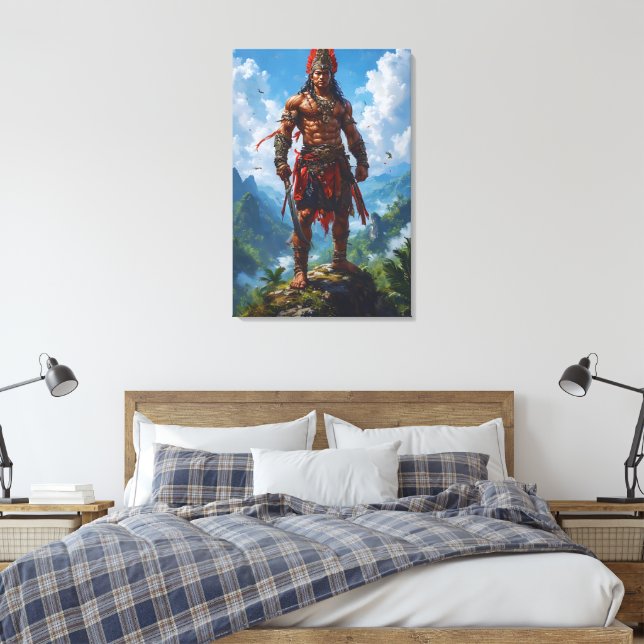 Spirit of Nusantara Canvas Print (Insitu(Bedroom))