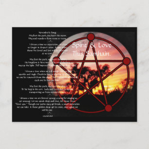 Spirit of Samhain Postcard