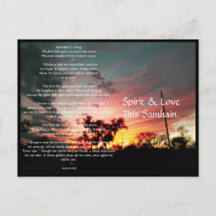 Spirit of Samhain Postcard