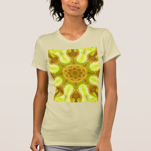 Spirit of solar foliage abstract Pattern  T-Shirt (Front)