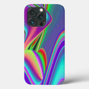Spirit of Summer Breeze , Abstract 3D Rainbowart iPhone 13 Pro Case