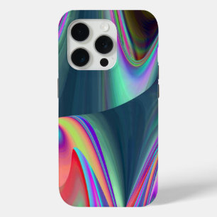 Spirit of Summer Breeze , Abstract 3D Rainbowart iPhone 15 Pro Case