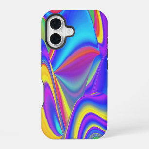 Spirit of Summer Breeze , Abstract 3D Rainbowart iPhone 16 Case