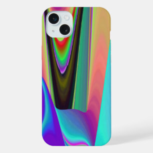 Spirit of Summer Breeze , Abstract 3D Rainbowart iPhone 15 Plus Case
