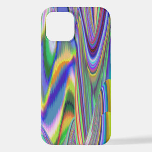 Spirit of Summer Breeze , Abstract 3D Rainbowart iPhone 12 Case