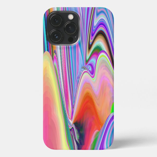 Spirit of Summer Breeze , Abstract 3D Rainbowart iPhone Case (Back)