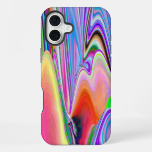 Spirit of Summer Breeze , Abstract 3D Rainbowart iPhone 16 Plus Case