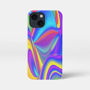 Spirit of Summer Breeze , Abstract 3D Rainbowart iPhone 13 Mini Case