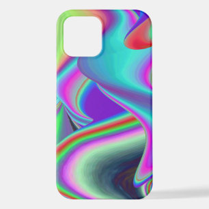 Spirit of Summer Breeze , Abstract 3D Rainbowart iPhone 12 Case